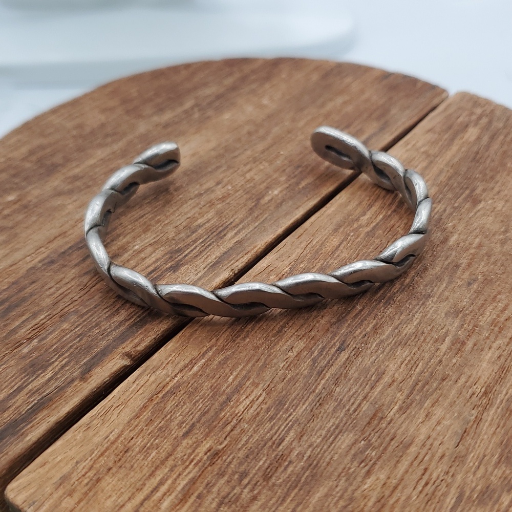 Viking Solid Sterling Silver Cuff Bracelet B3014